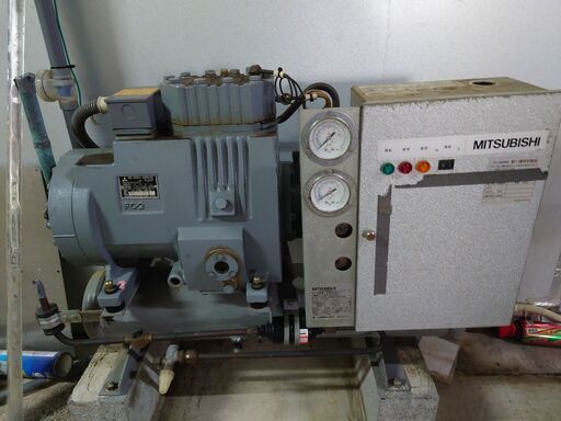 ☆三菱☆圧縮機　リモート空冷式半密閉型コンデンシングユニットER-45PC1(ERR-45PCK1)コンプレッサー冷【千葉発引取限定】