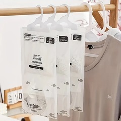 フックタイプ湿気吸引除湿剤500ml  4パック
