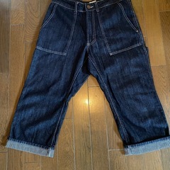 美品inthegrooveデニムジーンズショートハーフクロップド...