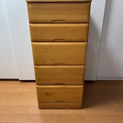 桐チェスト5段