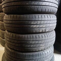引き取り 155/65R14 4本 ダンロップ 夏タイヤ 