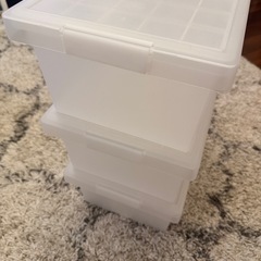 【美品】収納ボックス×3個の画像