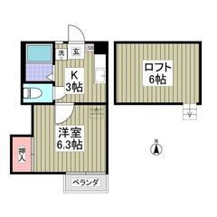 MY💚初月賃料なし・敷金なし・礼金なし・仲介手数料なし💫ロフトつ...