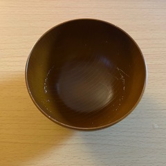 茶色のお椀