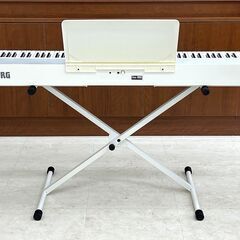 北海道 千歳市/恵庭市 近郊配送 KORG/コルグ B1 DIGITAL PIANO 電子ピアノ 2018年製 KIKUTANI スタンド・イス付の画像
