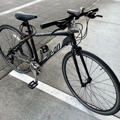    【大人用】整備済中古クロスバイク風シティ車 軽量アルミフレ...
