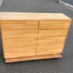 ★北九州、福岡市周辺配送可【大川家具】チェスト  タンス  衣類...