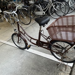 【10/31まで決算セール¥3000値引中】 【大人用】整備済中古自転車 ノイズサイクル 20型ノイズ 茶色  <自転車のオオムラ 静岡店>の画像