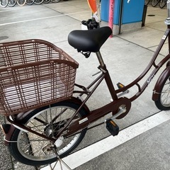 【10/31まで決算セール¥3000値引中】 【大人用】整備済中古自転車 ノイズサイクル 20型ノイズ 茶色  <自転車のオオムラ 静岡店>の画像