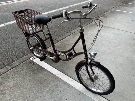【大人用】整備済中古自転車 ノイズサイクル 20型ノイズ 茶色  <自転車のオオムラ 静岡店>