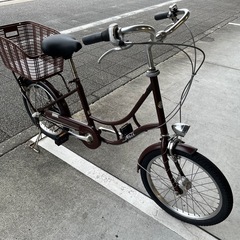  【大人用】整備済中古自転車 ノイズサイクル 20型ノイズ 茶色...