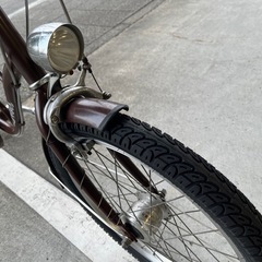 【10/31まで決算セール¥3000値引中】 【大人用】整備済中古自転車 ノイズサイクル 20型ノイズ 茶色  <自転車のオオムラ 静岡店>の画像