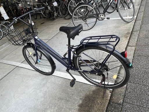  【完売御礼】 【大人用】整備済中古自転車 丸石サイクル 26型グラウス ネイビー <自転車のオオムラ 静岡店>