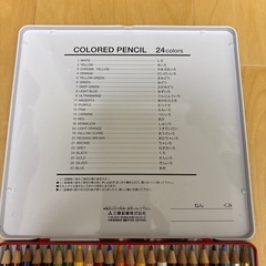 【文房具】三菱ユニ色鉛筆24色の画像