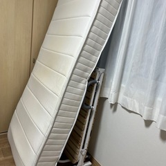 ニトリ折りたたみシングルベッドとマットレス