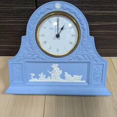美品 ウェッジウッド ジャスパー WEDGWOOD 置時計 電池のおまけ付の画像