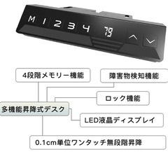 引き取り限定　電動昇降式デスクの画像