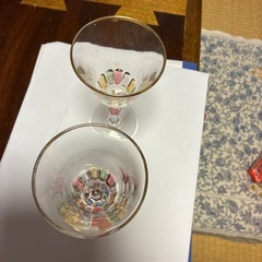 ✨レトロなゴブレット。カラフルで可愛い✨の画像