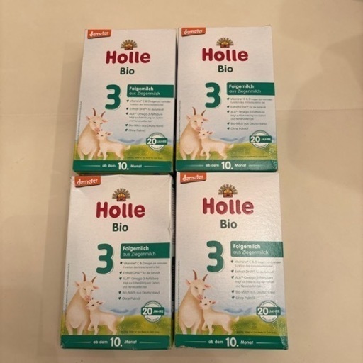 Holle ヤギ粉ミルク フォローアップミルク3 4箱