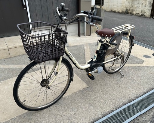 受け渡し決定してます【ジャンク扱い】白いパナソニックの電動アシスト自転車