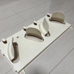 タニザワヘルメットラックエコラック 2個掛ケ用(アイボリー)822N-IV の画像