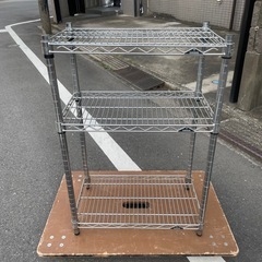 f●■ルミナス・スチールラック・３段【W61×D35.5×H90cm】の画像