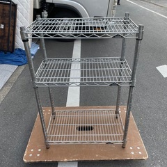 f●■ルミナス・スチールラック・３段【W61×D35.5×H90cm】