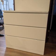 イケア　IKEA　マルム　Malm　白いタンス