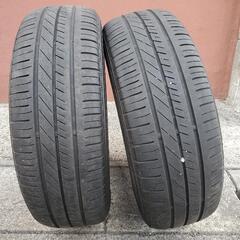 195/65R15 中古夏タイヤ2本セット グッドイヤー 7分山 2018年製造 日本製！の画像