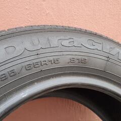 195/65R15 中古夏タイヤ2本セット グッドイヤー 7分山 2018年製造 日本製！の画像