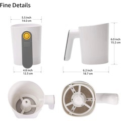 新品未使用　電池式粉ふるい器 電動粉ふるい器 ケーキ作りの画像