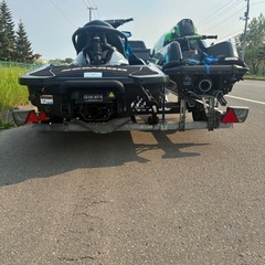 決まりました値段交渉可白ナンバーボートトレーラー2艇の画像