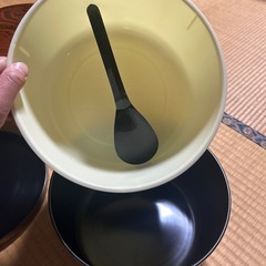 【決定】おひつ　桔梗の柄の画像