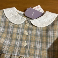 新品　90cm　セーラー襟　ブラウス　シャツ　の画像