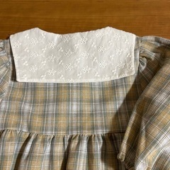 新品　90cm　セーラー襟　ブラウス　シャツ　の画像