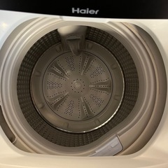 全自動電気洗濯機 Haier jw-C55d 2019年製 5.5kgの画像