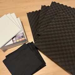 【まとめ売り】防音ファストラボ遮音シート＋吸音パネル＋波型吸音フォーム