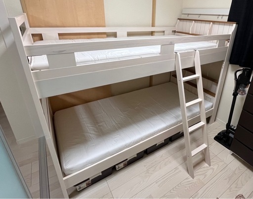 ニトリ　二段ベッド＋マットレスセット