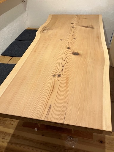 無垢 一枚板 ダイニングテーブル 2m幅 ダイニングテーブル 6人 天然木