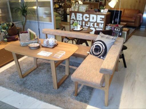 LIVING HOUSE MOCOA モコア テーブル (こきな) 富木のダイニングセット