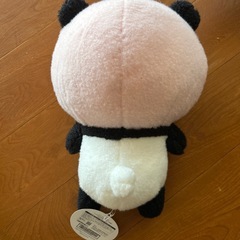 【タグ付き/送料込】パンダinぱんだ　BIGぬいぐるみの画像