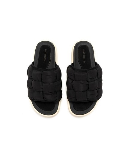 新品　FOOT INDUSTRY アイダウンサンダル ブラック