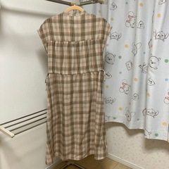【最終値下げ‼️】チェックワンピースの画像