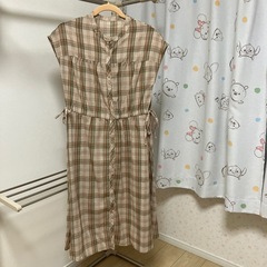 【最終値下げ‼️】チェックワンピース