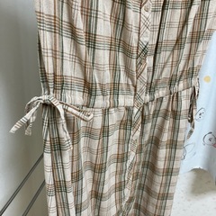 【最終値下げ‼️】チェックワンピースの画像