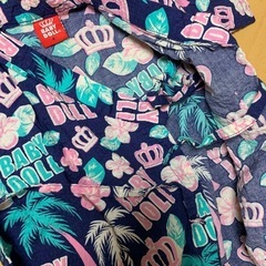 夏用ロンパースの画像