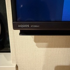 SHARP AQUOS 60インチ 4T-C60AJ1 外付けHDD付きの画像