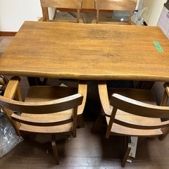 【お譲り先決定】ダイニングテーブルセット