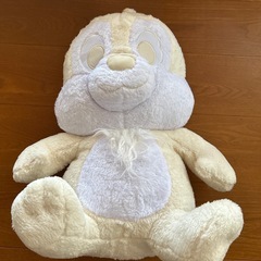 チップ＆デール　【MD】100thプラチナホワイト超BIGぬいぐるみ