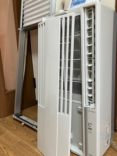 コロナ　窓用エアコン　CW-FA1621　2021年製　枠付　リモコン　説明書 コロナ 窓用エアコン CW-FA1621 2021年製 枠付 リモコン 説明書 コロナ